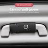 2Pcs Suede Handle Cover Car Roof Armrest Pull Protection Glove For Volvo S80 V90 EX30 EX90 EM90 C40 C70 CX70 Rdesign Olestar AWD