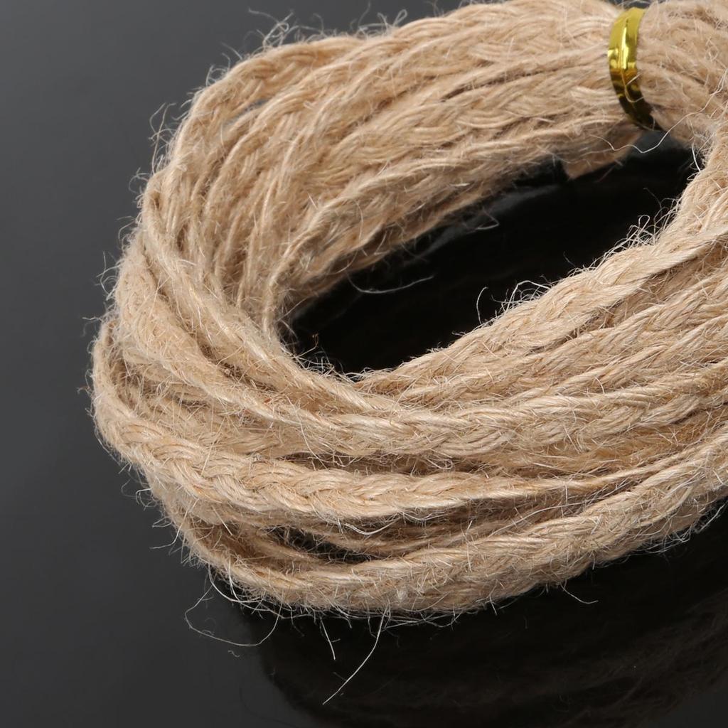 5Meter High Quality Weaving Hemp Rope Durable Flat Cord For Handmade DIY Jewelry