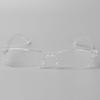 Ultralight Transparent Silver Presbyopic Glasses Plastic Frame Reading Glasses Flat Mirror Eyewear