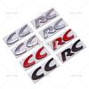 Car Styling RC CC 3D Metal Zinc Alloy Car Badge Body Fender Rear Trunk Adhesive Decal Emblem for Volkswagen VW Passat CC RC zd4