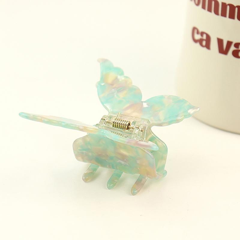 Французские ретро-заколки для волос в форме бабочки в корейском стиле, ацетатные градиентные заколки для волос для девочек, аксессуары для волос, головные уборы