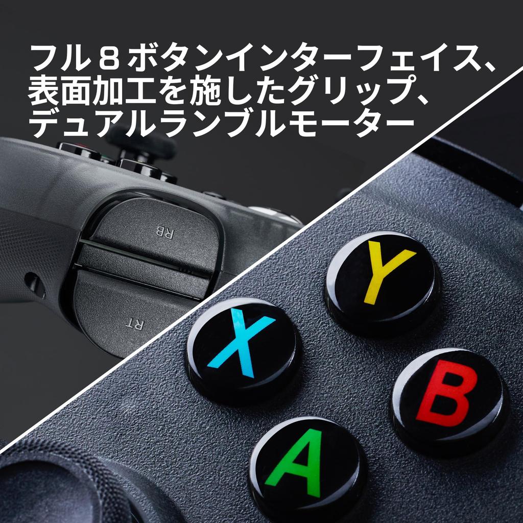 HYPERX Игровой геймпад Clutch Tanto Mini с проводами, официально сертифицированный для и Черный контроллер, Xbox, ПК, Android,