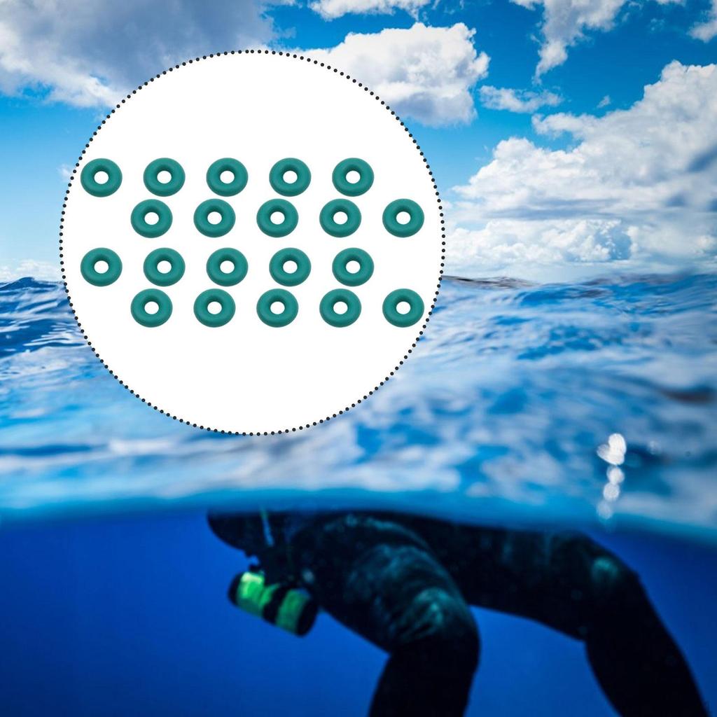 20 Pieces Scuba O Ring Kit Dive Hoses Heavy Duty Parts,Seals,Rubber,Sealing Gasket Washers for