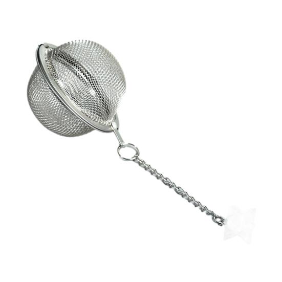 Нержавеющая сталь заварочный чайник даже сетчатый фильтр тонкой очистки с цепочкой нержавеющий универсальный креативный заварочный чайник ситечко для специй