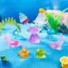 Mini Luminous Marine Animal Figurine Cartoon Dolphins Sea Lions Turtles Octopuses Corals Micro Landscape Fish Tank Ornaments