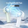 Ручной турбовентилятор с мощным двигателем, 5 скоростей, перезаряжаемый мини-персональный небольшой карманный вентилятор охлаждения на батарейках