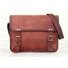 Кожаная сумка для ноутбука на каждый день для мужчин и женщин | Кожаная сумка премиум-класса простого дизайна ручной работы | Коричневая кожаная сумка-саквояж On the Go Messenger