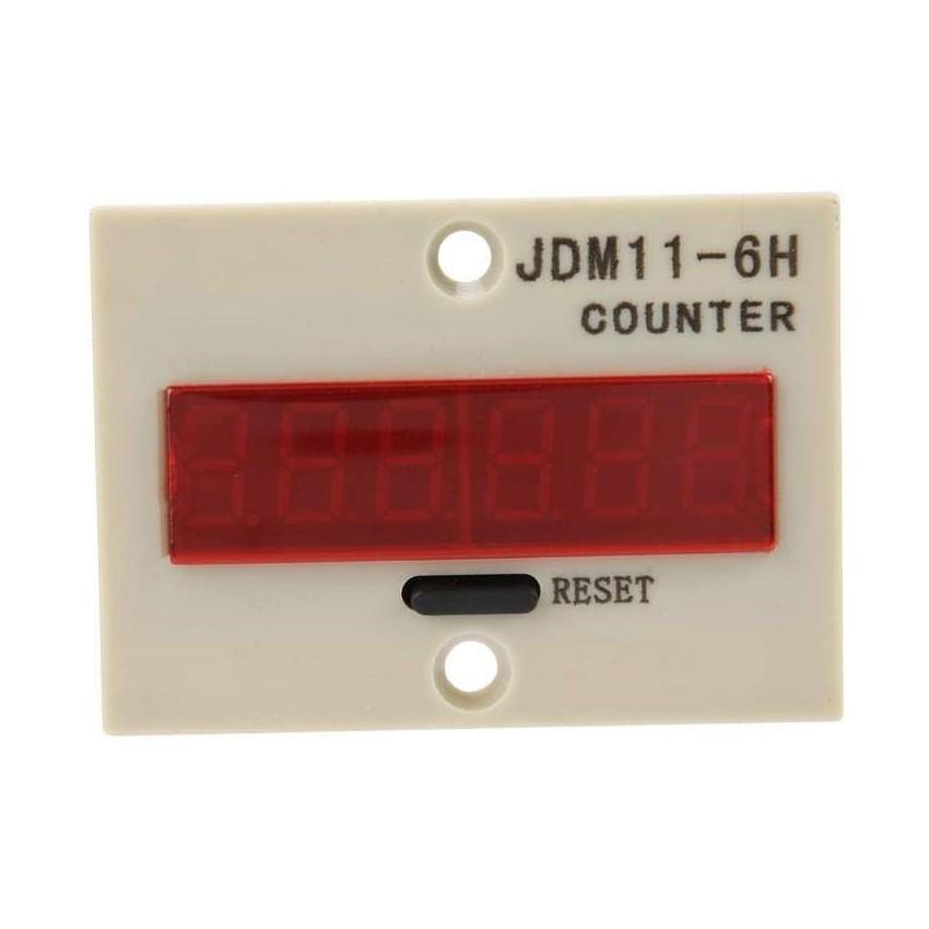 0-999999 Цифровой светодиодный счетчик Электронный счетчик M11-6H AC220V