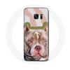 Case for Samsung Galaxy S6 Brown Pitbull Dog