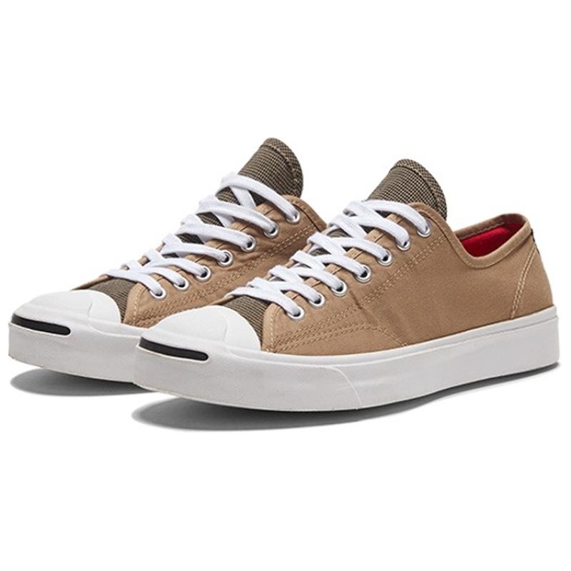 Converse Jack Purcell Comfortable Casual Low-top Canvas Shoes Unisex Khaki