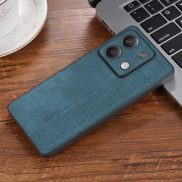 Чехол из искусственной кожи с тиснением в стиле ретро для Xiaomi Redmi Note 13 Pro Plus 5G 12 11 12S 11S 13C 12C 10C 10A, противоударный силиконовый чехол для телефона с мягкой рамкой