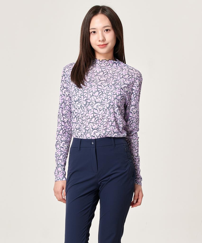 BILTMORE Women'S Golf Flower Base Layer Long Sleeve Inner T-Shirt