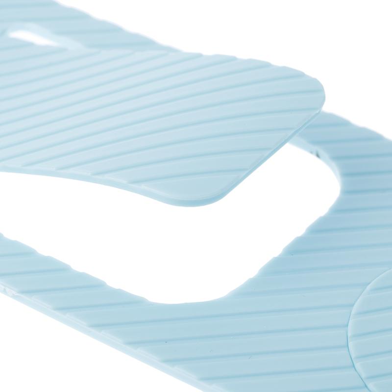 Пружинный инновационный дверной стопор надежно удерживает клиновой держатель открытой двери