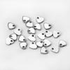 Stainless Steel Gold-plated Heart Single-hole Pendant Handmade DIY Necklace Accessories Wholesale Waterproof Jewelry Non-fading