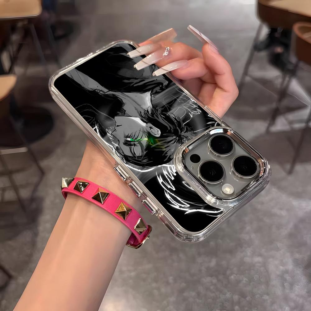 Чехол для телефона A-ATTACK ON T-TITAN Для IPhone 17 Air 16 15 14 13 12 11 Pro Pro Max Plus Прозрачный Мягкий Чехол