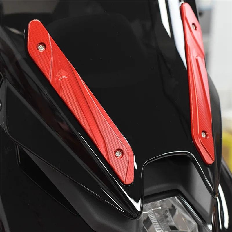 NEW-For Zontes 125M 350D Windshield Bracket Covers For Zontes Windshield Decorative Bracket Cover Motorcycle Accessories Red