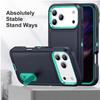 Чехол для iPhone 17 16 15 14 13 12 11 Pro Max Plus 16e 17Air Сверхпрочный Противоударный Устойчивый к царапинам Прочный Защитный Чехол-подставка