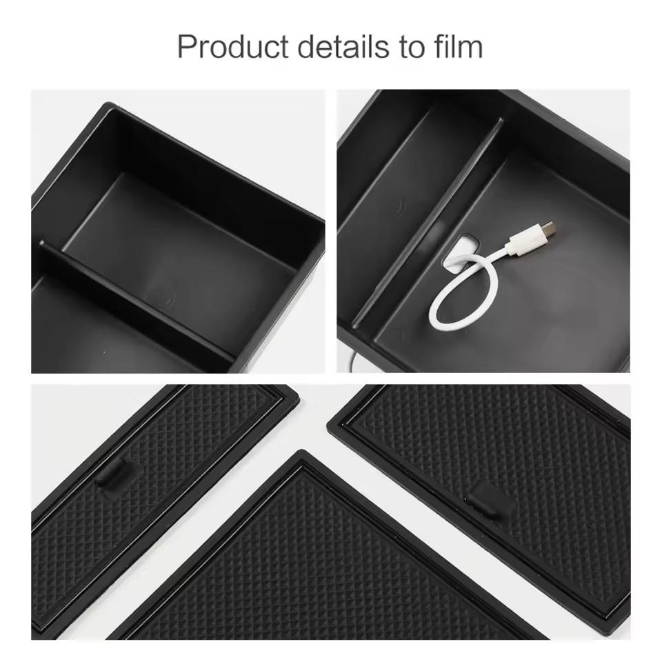 Для Toyota Harrier Venza 2025 - 2025 Бокс для хранения в подлокотнике Органайзер-лоток на центральную консоль Аксессуары для интерьера автомобиля