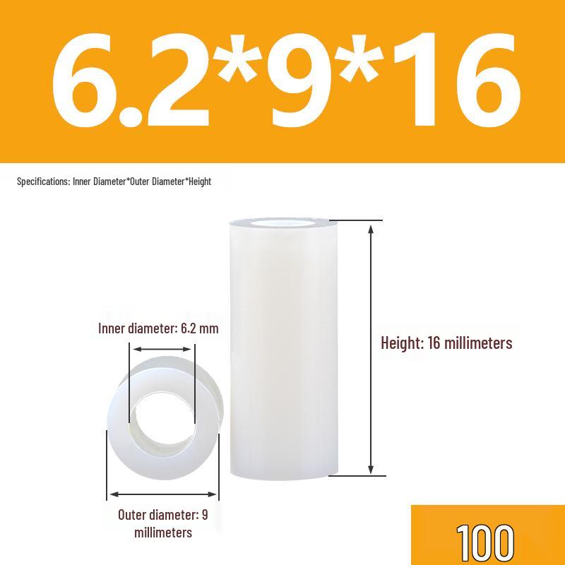 Plastic Insulating Spacer Sleeves M5-M12