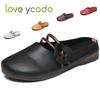 Женские и студенческие летние модные удобные сандалии из натуральной кожи Love Ycodo