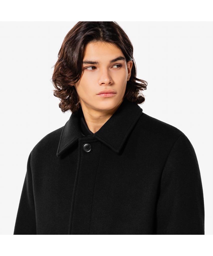 Lacoste Men'S Wool Cashmere Balmacaan Coat Bh512E-55N 031