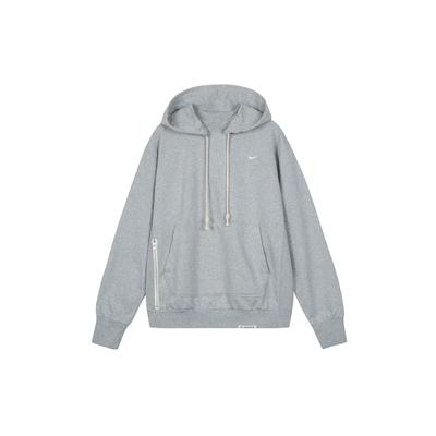Dri-Fit Standard Issue Толстовка с вышитым логотипом Пуловер с длинными рукавами Мужские топы Светло-серый DQ5819-063
