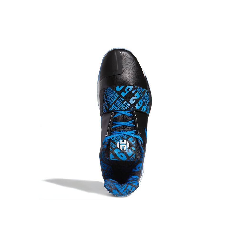 Adidas Harden Vol.3 Удобные Универсальные Нескользящие Прочные Легкие Низкие Баскетбольные Кроссовки Мужские Кроссовки Черный Синий EE9508