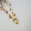 ODLR Retro Gold Crystal Vine Necklace - High-End European & American Design