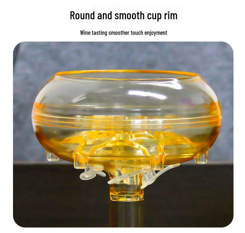 Entertainment Set: Decanter with Six Bullet-Shaped Party Wine Glasses