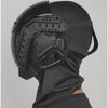 Gutenam Tactical Full Face Mask for Cosplay, Black with Balaclava Included / Airsoft Futuristic Costume Replica Halloween Costume Mask Toy Unisex