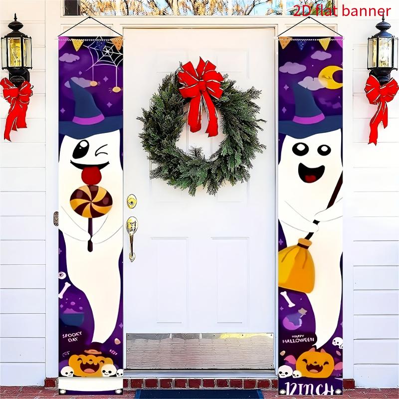 Photo Booth Prop 2pcs Set Halloween Decor Lightweight for Outdoor