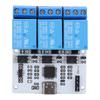 USB Relay Module 3 Channel Type C to Serial Port Control Relay Module with Overcurrent Optocoupler Protections