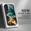 Закаленное стекло с рисунком пляжа для телефона, подходит для Samsung Galaxy S26 S25 S24 S23 S22 S20 FE/Ultra/Plus5G, противоударная задняя крышка