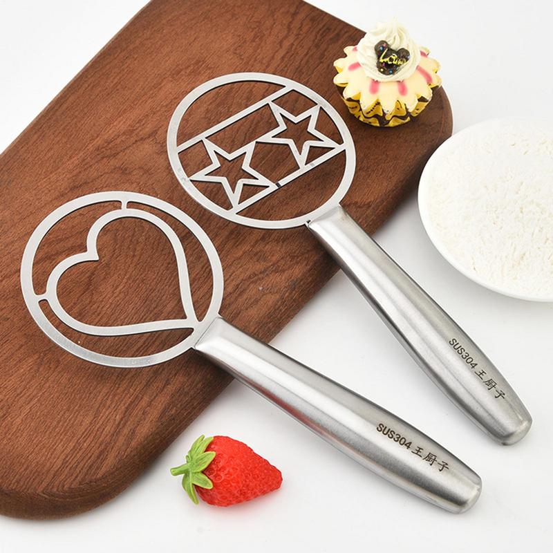 Danish Dough Whisk Stainless Steel Bread Dough Beater Creative Dough Hook Tool Bread Dough Mixer With Patterns For Sourdough