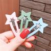 6PCS/lot Girls Fashon Solid Hair Clips Hairpins Children Candy Color Barrette Cute Hair Accessories LXY