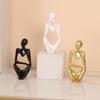 Cross-border Mini Figure Sitting Posture Resin Ornaments Set for Home & Office Decor