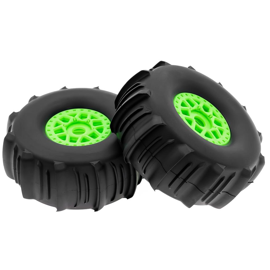 4 Pcs Remote Control Car Tire 138Mm 17Mm Wheel Hex Replacement For ARRMA Mojave TRAXS UDR FS Yikong