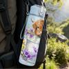 1PC Cow In Flower Bucket Print 750ml Color Plastic Sports Water Bottle Leakproof Flip Straw Lid Suitable for Sports Office Home Use
