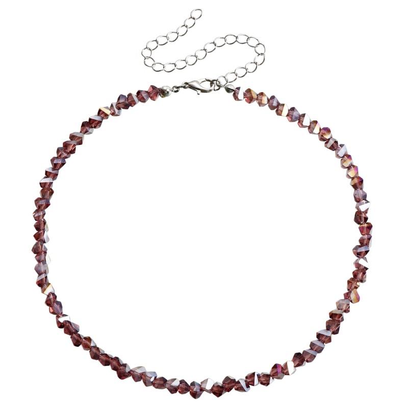 Винтажное корейское нерегулярное ожерелье-чокер из бисера, стекла и хрусталя для женщин