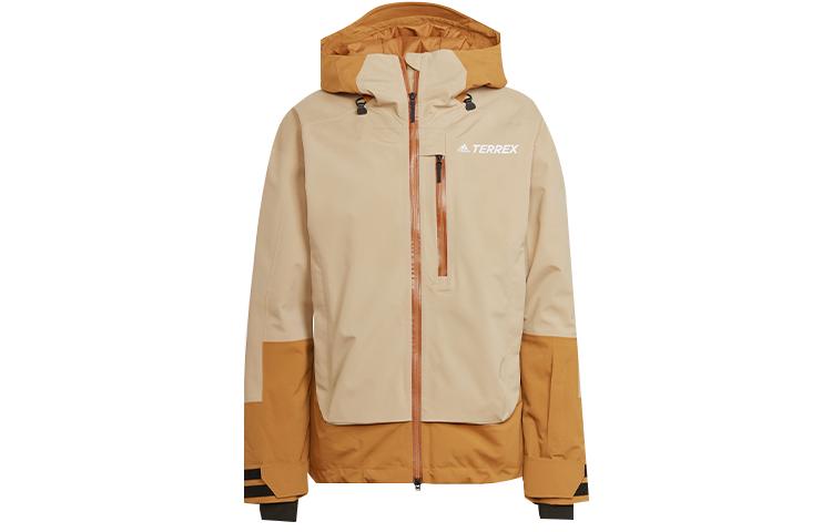 Adidas Puffer Jackets Men's Yellow Hooded Moderate Other GT2803