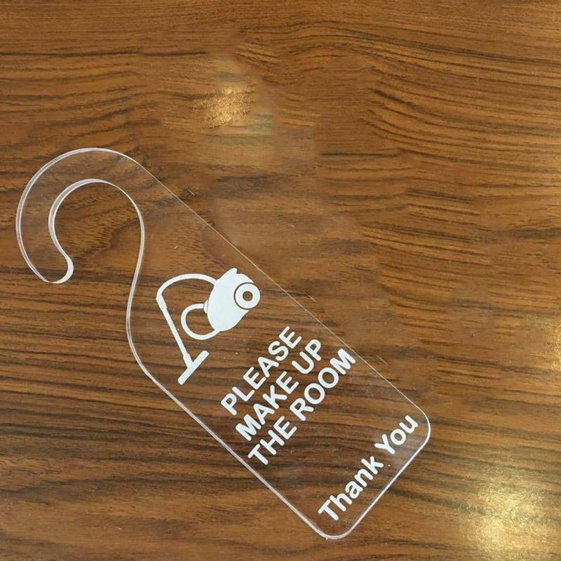 Акриловая вешалка ручка для гостиничного номера дом Не беспокоить табличка на дверь крючок для вешалки