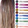 Hair Tinsel Hair Extensions Shiny Fairy Hair Tinsel for Women Girls Hair Accessories for Cosplay Party