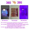 Ultra Violet Light 8W White+Yellow+365nm+395nm UV LED Flashlight Pet Urine Stains Detector Gemstone Identification+18650+charger