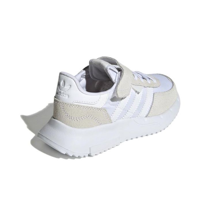 adidas Оригиналы Retropy F2 Cf El C Sport Простые Детские Повседневные Кроссовки Детские Кроссовки Белый Серый GX9068