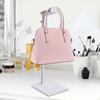 Bag Display Holder Handbag Rack with Adjustable Height Tabletop Purse Hanger Metal