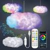 3D Cloud Light With Voice Controlled Music Atmosphere Light Cloud Pendant Lamp Smart APP Control Colorful Light DIY Coolest Decoration