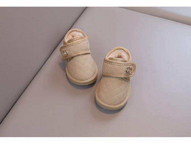 Водонепроницаемые детские зимние ботинки с бархатной подкладкой — теплая зимняя обувь с мягкой подошвой для малышей (Мальчики и девочки)