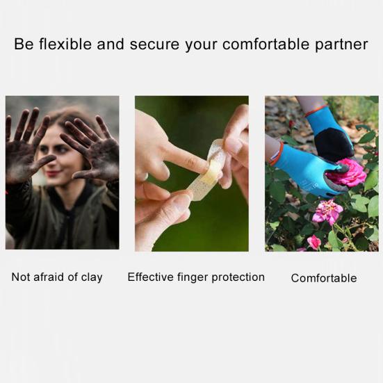 1 пара противоскользящих водонепроницаемых защитных перчаток для работы в саду, посадки и обрезки
