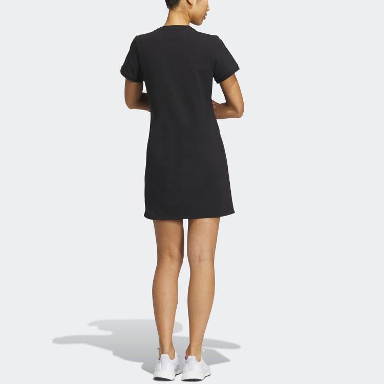 adidas X SEEBIN Женское платье с коротким рукавом Черное HY2866