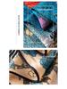 Elegant Double-Sided Beige Peony Floral Wool Scarf for Women - Versatile High-End Commuting Shawl